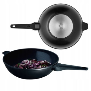 Patelnia głęboka WOK Gerlach Monolit 30cm INDUKCJA