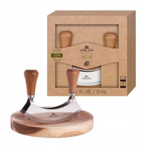 Tasak do ziół z deską Gerlach 14 cm GERLACH NATUR