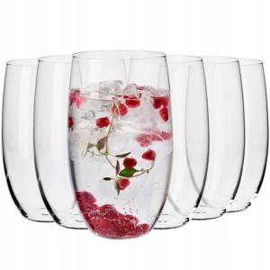 Szklanki napoje sok woda 510ml Krosno Blended