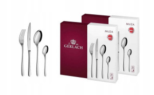 Sztućce Gerlach Muza 48 el PUDEŁKO PREZENT połysk