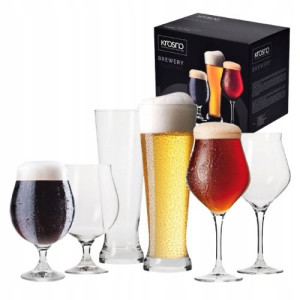 Zestaw konesera piwa 6-częściowy Krosno Brewery