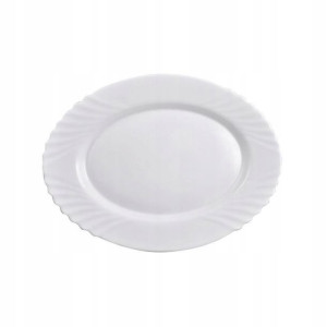 Półmisek owalny Bormioli Rocco Ebro biały 36 cm