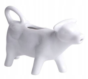 Mlecznik KRÓWKA ceramiczny biały COW DESIGN
