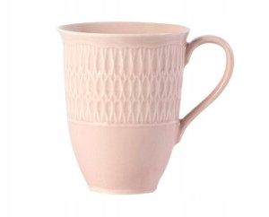 Kubek porcelanowy POLSKI ĆMIELÓW Sofia 300 Różowy