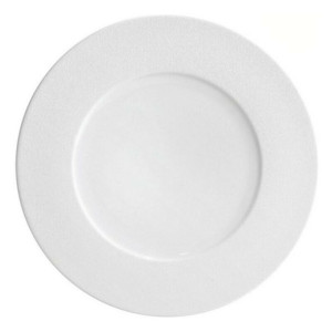 Plochá doska Globe Sahara Porcelana Biały (Ø 32,5 cm)