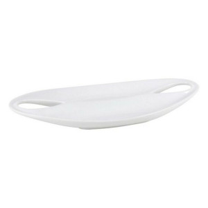 Taca Etrusca Pojedyńczy Porcelana Biały (36,5 x 18 x 4,5 cm)