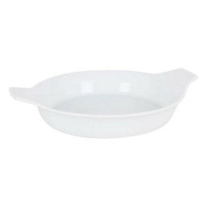 Półmisek Kuchenny Porcelana Biały (ø 22 x 4 cm)