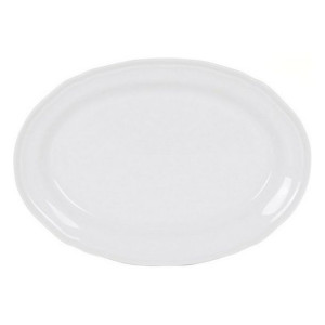 Półmisek Kuchenny Feuille Owal Porcelana Biały (28 x 20,5 cm)