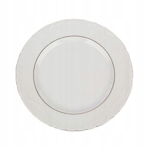 Talerz deserowy 19 cm ze złota linia Rococo