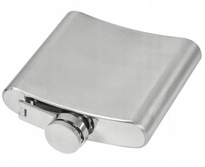 Piersiówka stalowa metalowa HIP-FLASK 150 ml