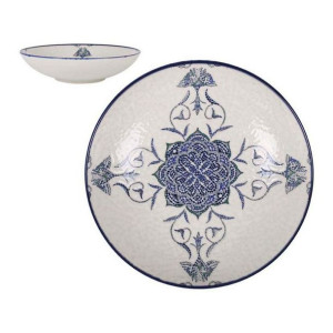 Talerz głęboki La Mediterránea Rosetta Porcelana Jasność (ø 21 x 5,3 cm)