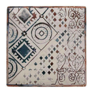 Plochá doska La Mediterránea Grecia Porcelana Jasność (24 x 24 x 2 cm)