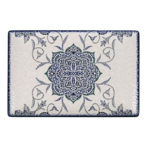 Półmisek Kuchenny La Mediterránea Rosetta Porcelana (30 x 20 x 2,5 cm)