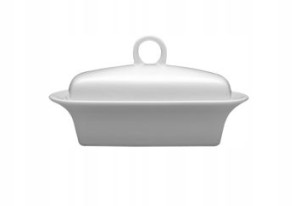Maselniczka porcelanowa z pokrywką Lubiana