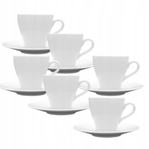 LUBIANA PAULA komplet 6 filiżanek 280ml/17cm