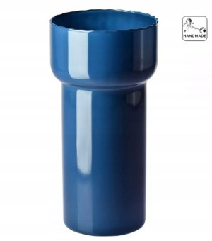 Niebieski wazon Synergy 30 cm