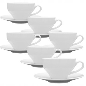 LUBIANA PAULA komplet 6 filiżanek 300ml/17cm