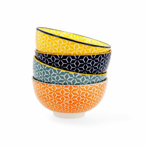 Zestaw misek Quid Pippa Przekąska Ceramika Wielokolorowy (11 cm) (4 Sztuk)