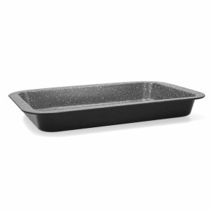 Blacha do piekarnika Bidasoa Tribeca Czarny Metal (36 x 24 x 4 cm)