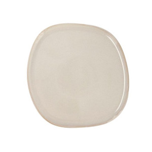 Plochá doska Bidasoa Ikonic Ceramika Biały (26,5 x 25,7 x 1,5 cm) (Pack 4x)