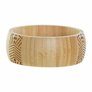 Tacka do przekąsek DKD Home Decor 15 x 15 x 5,5 cm Naturalny Czarny