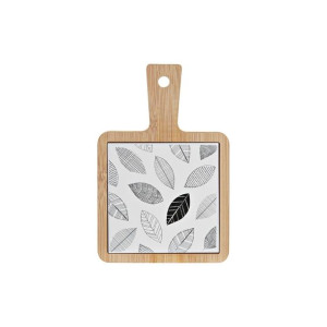 Tacka do przekąsek DKD Home Decor 18 x 12 x 1 cm Kartki Kamionka Cottage