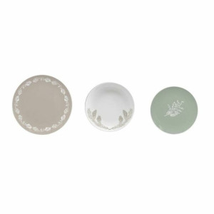 Zestaw naczyń DKD Home Decor Porcelana 18 Części (27 x 27 x 3 cm)