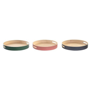 Taca DKD Home Decor 38 x 38 x 5,5 cm (3 Części)