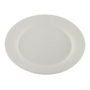 Plochá doska Versa Okrągły Biały Porcelana (27 x 27 cm)