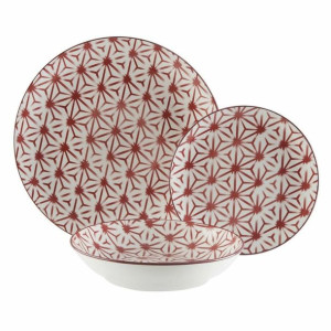 Naczynia Versa Rombo 18 Części Porcelana