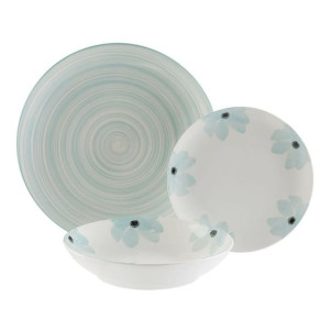 Naczynia Versa Flores 18 Części Porcelana