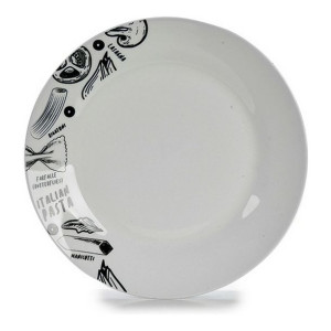 Plochá doska Ø 24,5 cm Porcelana (24 x 2,6 x 24 cm)