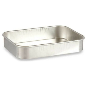 forma do pieczenia Srebrzysty Aluminium (18 x 5 x 25 cm)