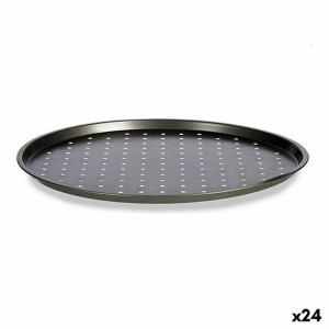 Blacha do piekarnika Pizza Szary Stal węglowa 24 Sztuk (33 x 1 x 33 cm)