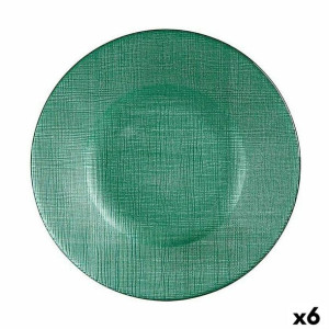 Plochá doska Kolor Zielony Szkło 6 Sztuk (21 x 2 x 21 cm)