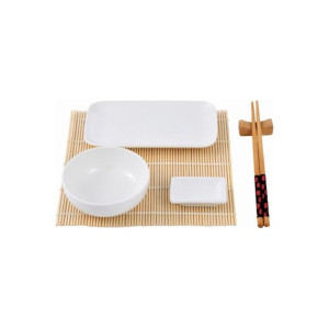 Zestaw do Sushi Masterpro Q3565 Porcelana Biały Bambus (12 pcs)
