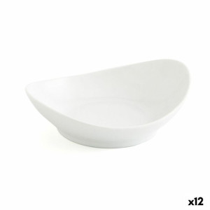 Tacka do przekąsek Quid Gastro Fun Ceramika Biały (12 Sztuk)