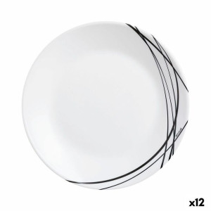 Talerz deserowy Arcopal Domitille Dwuowy Szkło (Ø 18 cm) (12 Sztuk)