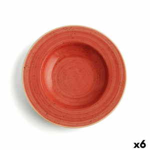 Talerz głęboki Ariane Terra Ceramika Czerwony (Ø 26 cm) (6 Sztuk)