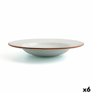 Talerz głęboki Ariane Terra Ceramika Beżowy (Ø 26 cm) (6 Sztuk)