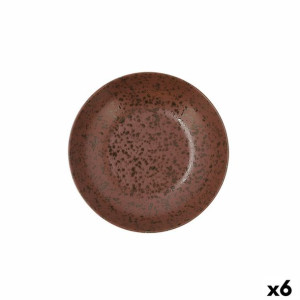 Talerz głęboki Ariane Oxide Ceramika Brązowy (Ø 21 cm) (6 Sztuk)