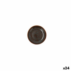 Plochá doska Ariane Decor Ceramika Brązowy (10 cm) (24 Sztuk)