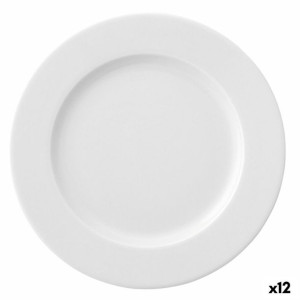 Plochá doska Ariane Prime Ceramika Biały (24 cm) (12 Sztuk)