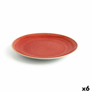 Plochá doska Ariane Terra Ceramika Czerwony (Ø 27 cm) (6 Sztuk)