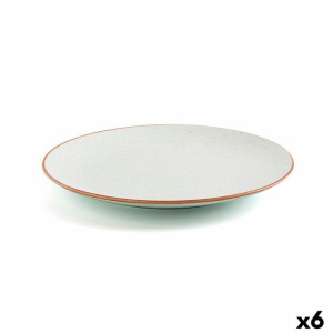 Plochá doska Ariane Terra Ceramika Beżowy (24 cm) (6 Sztuk)