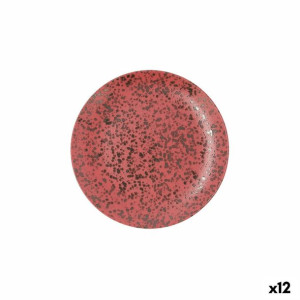 Plochá doska Ariane Oxide Ceramika Czerwony (Ø 21 cm) (12 Sztuk)