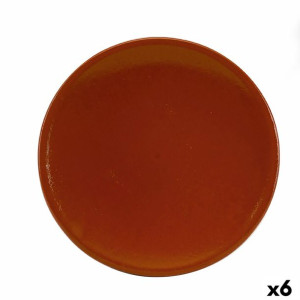 Talerz Raimundo Refraktor Terakota Ceramika Brązowy (Ø 30 cm) (6 Sztuk)