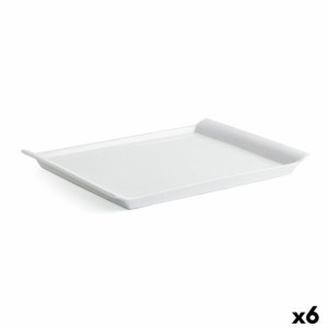Półmisek Kuchenny Quid Gastro Fresh Ceramika Biały (31 x 23 cm) (6 Sztuk)