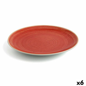 Plochá doska Ariane Terra Ceramika Czerwony (Ø 31 cm) (6 Sztuk)