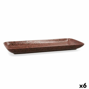 Półmisek Kuchenny Ariane Oxide Ceramika Brązowy (36 x 16,5  cm) (6 Sztuk)